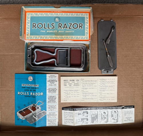 Antique rolls razor 1920s - rolls,