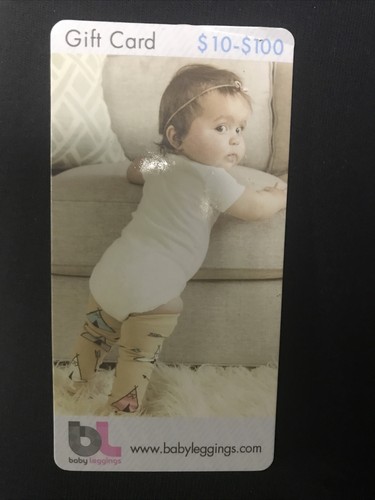 Gift card baby leggings 50 - card,