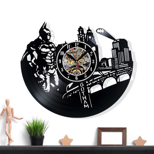 Batman vinyl wall clock - vinyl,