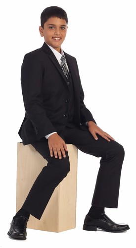 Magen boys black formal slim - boys,