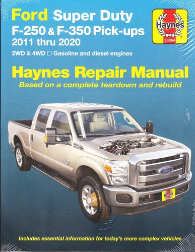 Printed manual 2011 - 2011-2020, f250