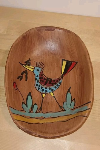 Unusual vintage ceramic - , wood