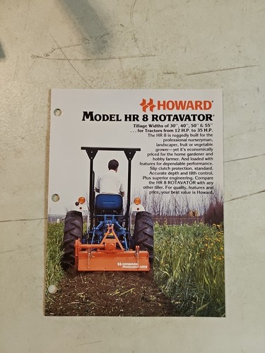 Vintage howard hr8 rotavator - howard,