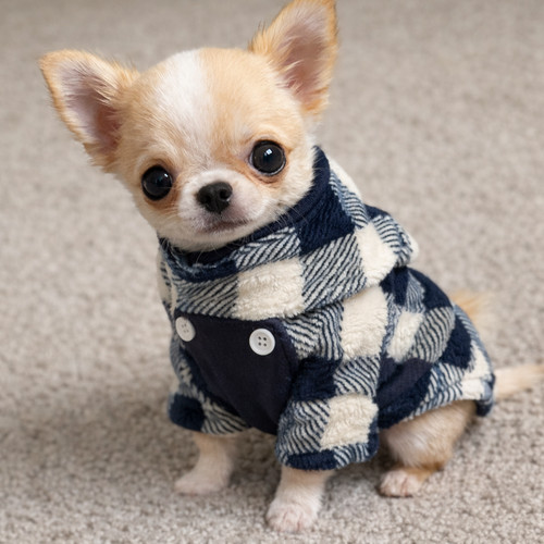 Wag tude navy plaid - wag-a-tude, dog
