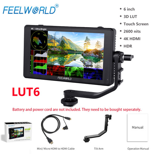 Feelworld lut6 inch hdmi 3d - feelworld, 6