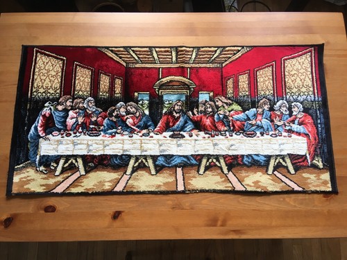 Last supper woven tapestry - last,