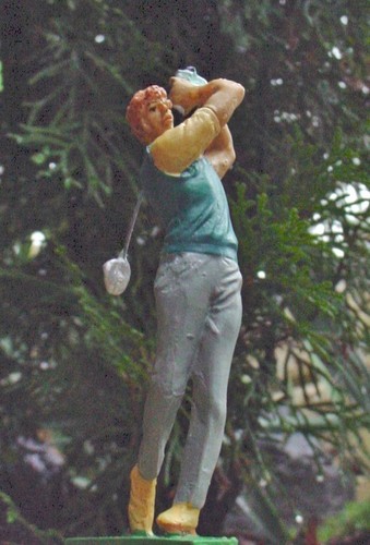 Golfer miniature figurine 24 - miniature, 1/24