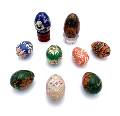 Vintage decorated eggs 2 - decorated,