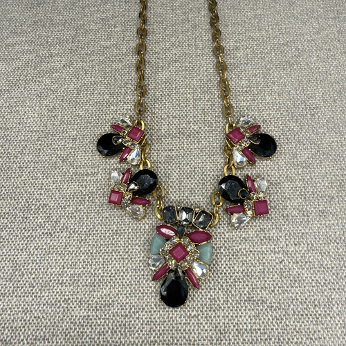 Vintage crew necklace - j,