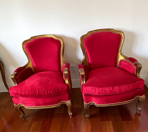 Set red upholstered - set,