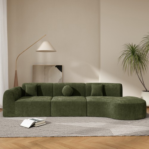 140 green polyester curved - polyester,