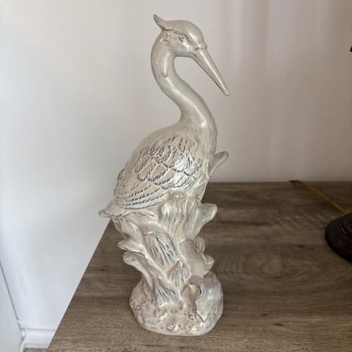 Ceramic heron - ceramic,