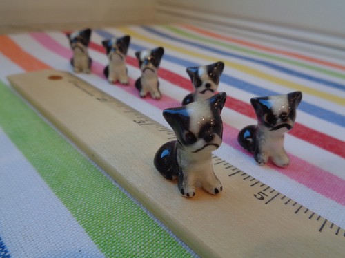 Vintage miniature french bull - vintage,