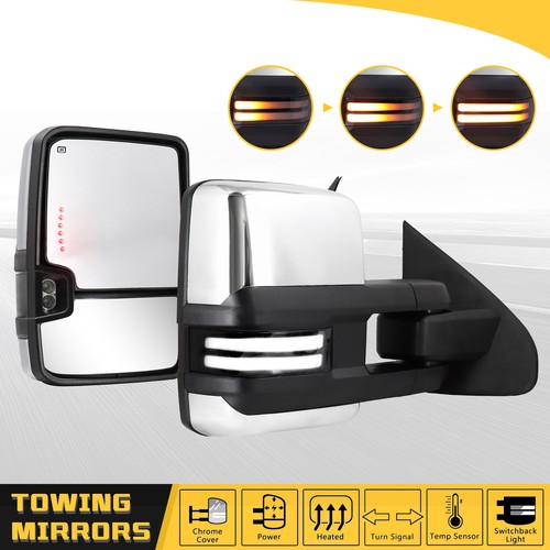 Chrome towing mirrors - chrome,