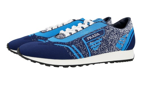 Prada knit woven sneakers - knit,