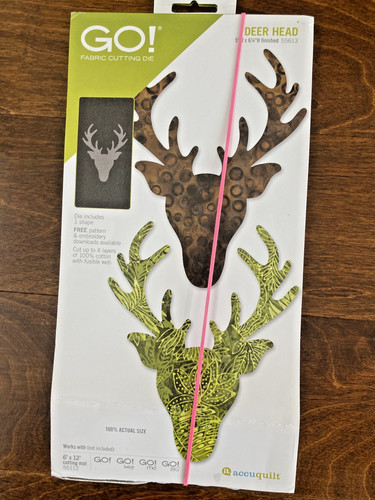Deer head fabric cutting - deer,