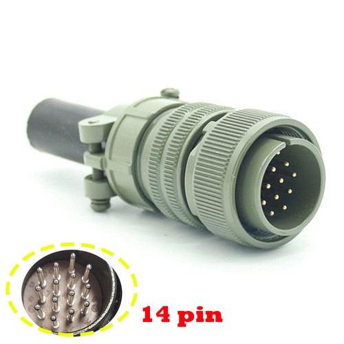 Pin metal male plug - 14,