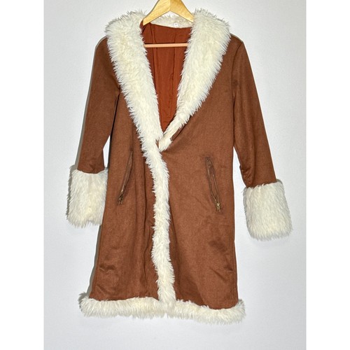 Brown faux suede - penny, lane