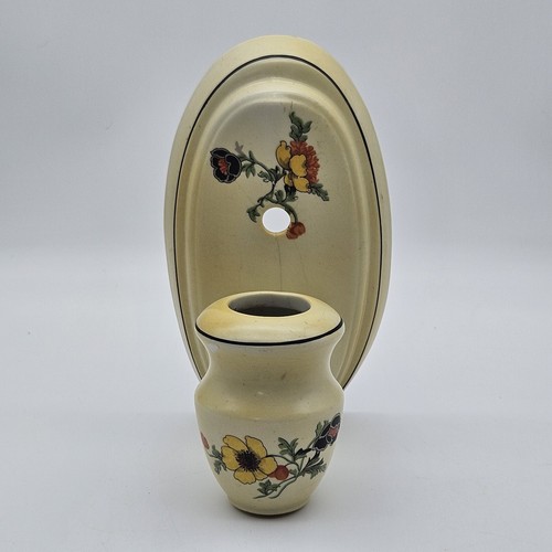 Vtg porcelier floral wall - floral,