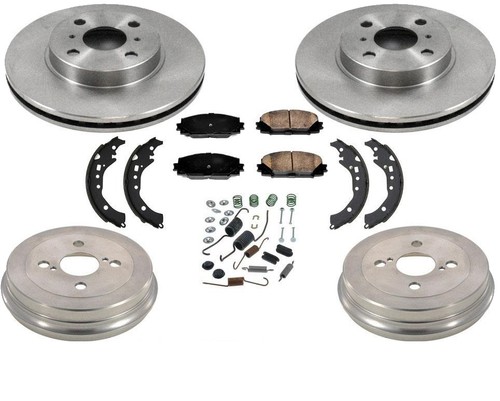 Front rotors brake pads - front,