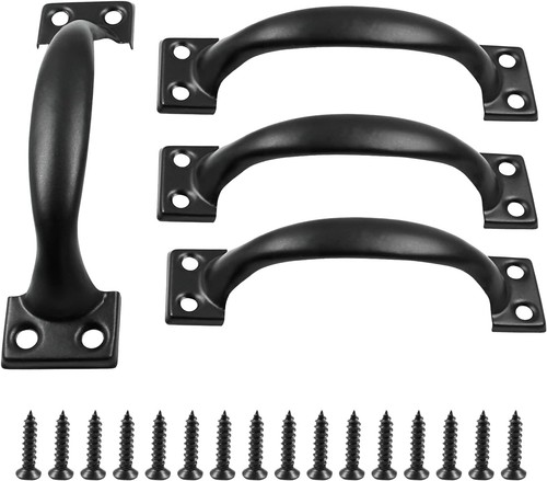 4pcs metal door handles - 4pcs,