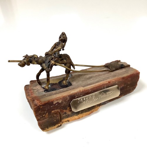 Charles pratt travois bronze - charles,