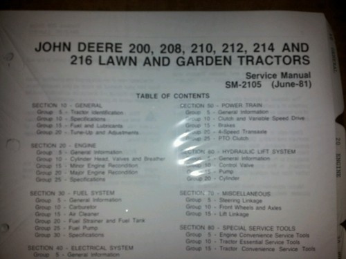 New john deere 200 - new, 212