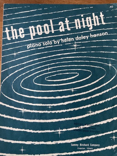 The pool night - the,