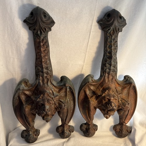 Antique pair vtg cast - pair,