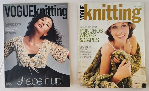 Vogue knitting magazine lot - knitting,