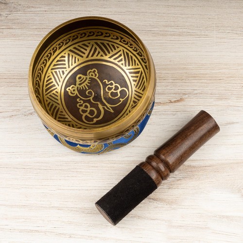 Tibetan singing bowl made - bowl,,