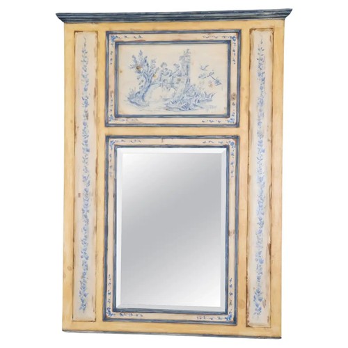 Large antique paint decorated - large,