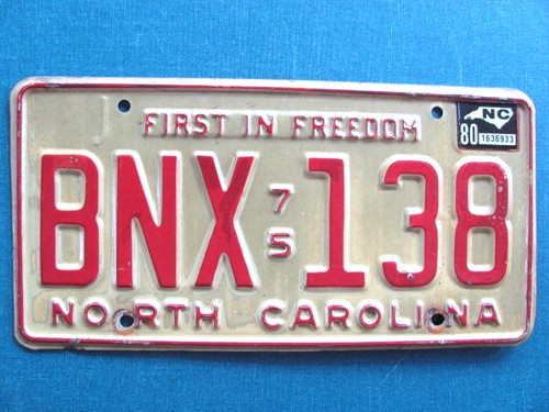 1975 north carolina - north, nc