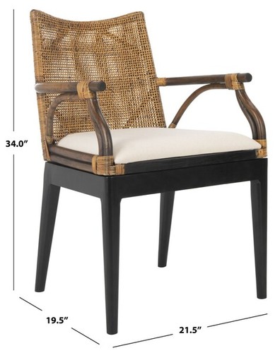 Safavieh gianni arm chair - arm,