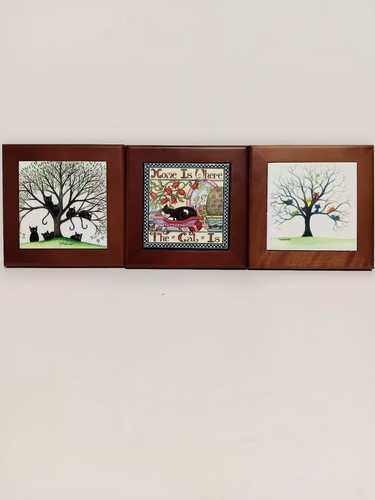 Cats lot trivets - of, 3
