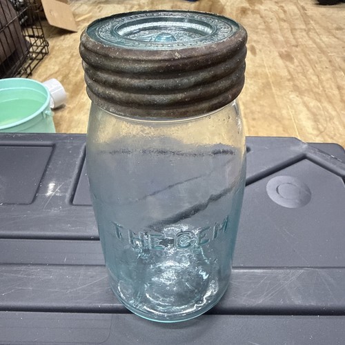 One quart gem fruit jar - quart,