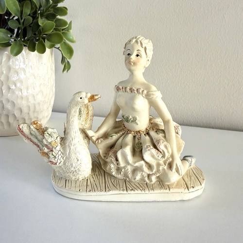 Ballet ballerina swan figurine - ballet,