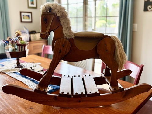 Handmade solid wood rocking - handmade,
