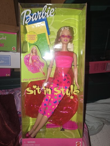 Barbie sit style - doll, w/