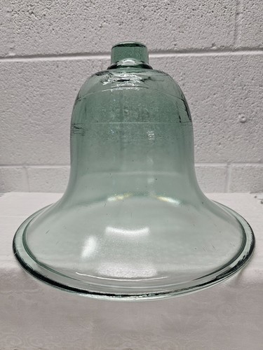 Antique large hand blown - antique, green