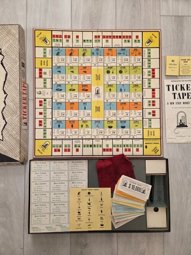 1963 cadaco ticker tape stock - cadaco,