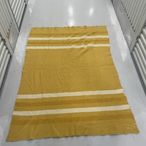 Vtg wool blanket baron woolen - wool,