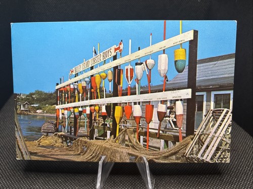 Postcard colorful lobster pot - postcard:,
