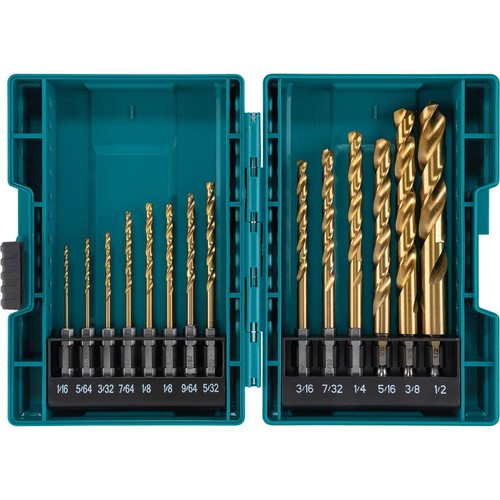Piece titanium drill - 14-piece,