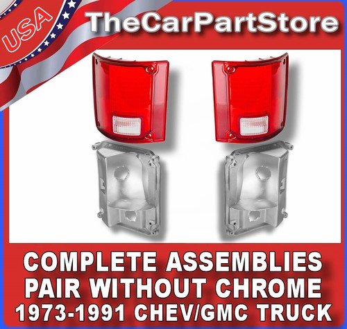 Rear tail lights lamp o - lamp, w/o