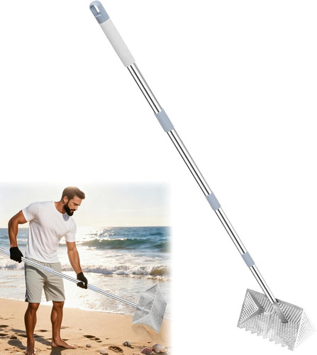 Sand flea rake - flea, rake,