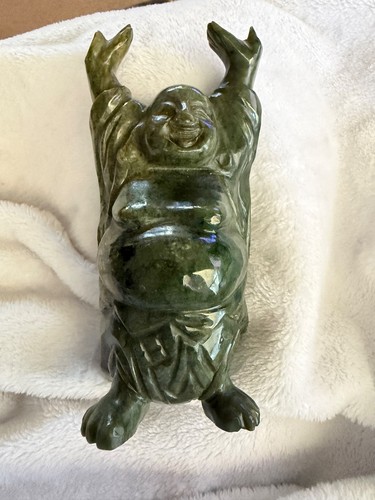 Heavy green jade - green, laughing