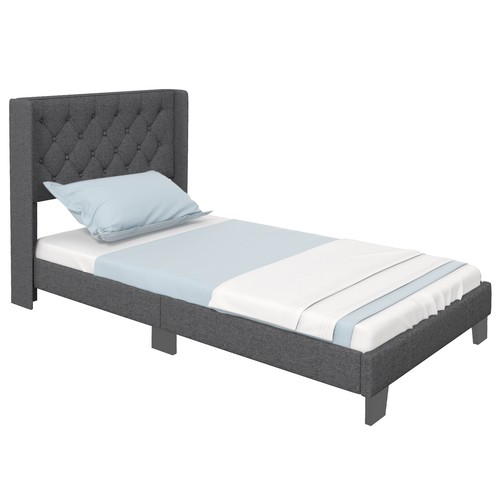 Upholstered platform bed - upholstered,