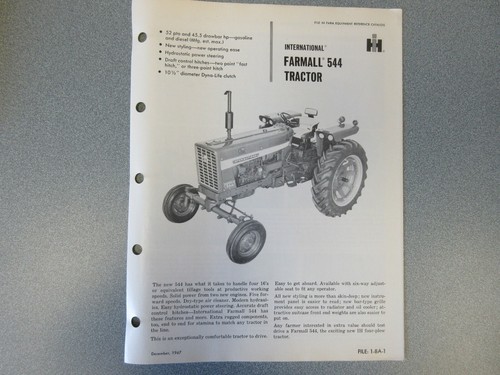 International 544 tractor - international,
