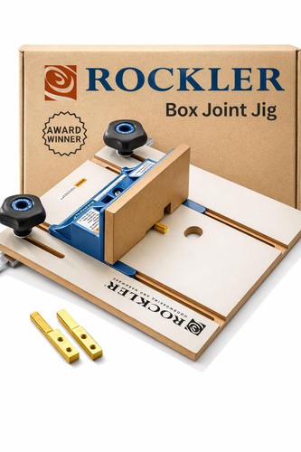 Router table box joint jig - box,